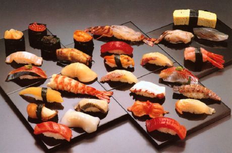 4. Sushi, sushi, jepang